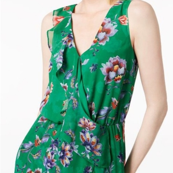 Bar III Floral-Print Ruffled Maxi Dress Macy's - Picture 3 of 3